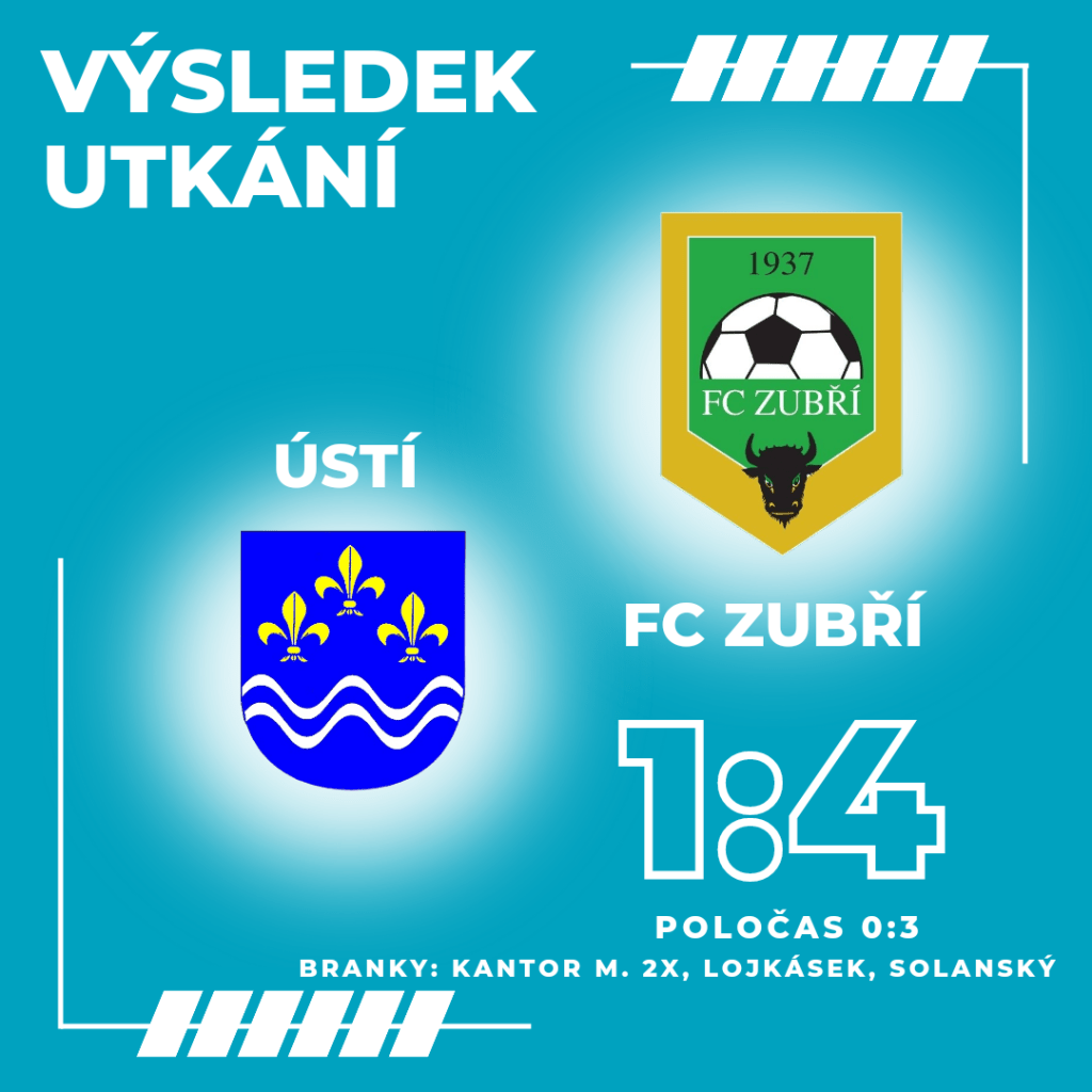 Ústí – FC Zubří – 1:4&nbsp;(0:3)