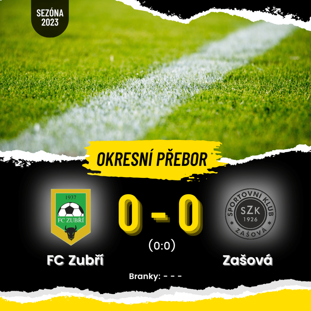 FC Zubří – Zašová&nbsp;0:0