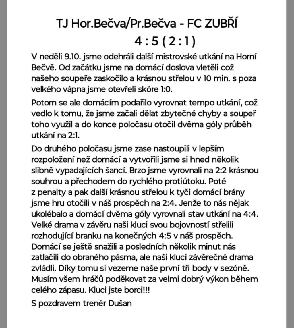 Starší žáci mají první&nbsp;výhru