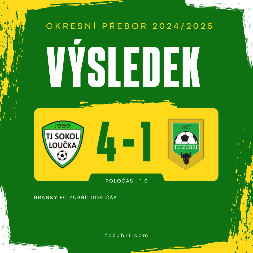 Loučka – FC Zubří – 4:1&nbsp;(1:0)