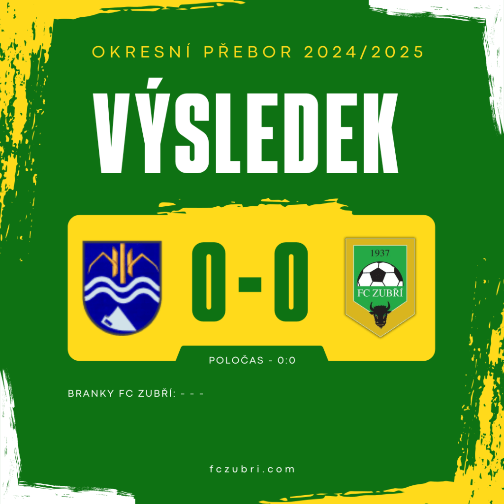 Střítež/Hrachovec B – FC Zubří –&nbsp;0:0
