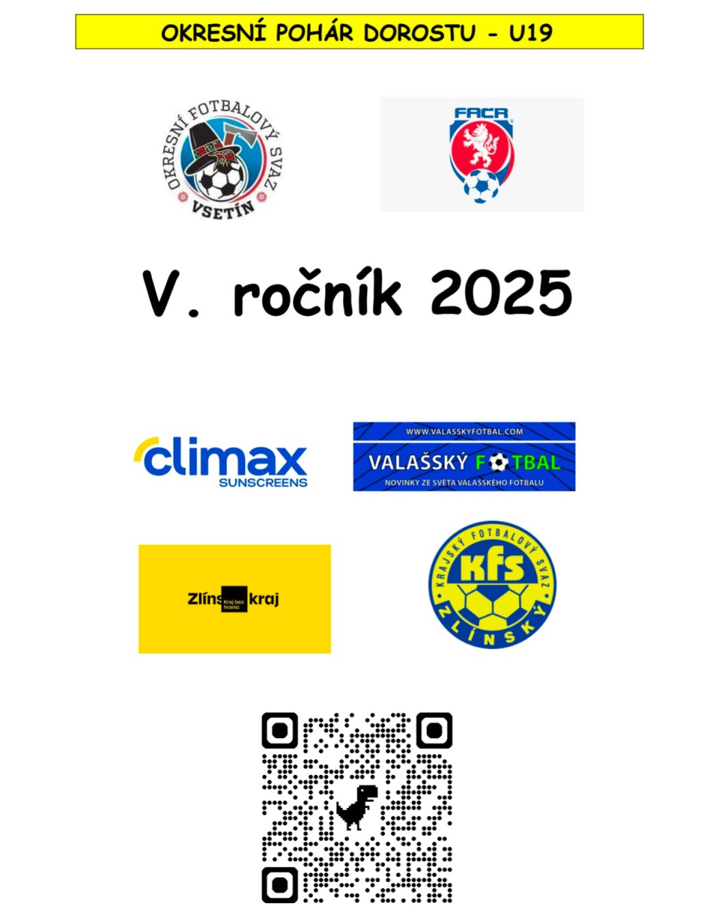 Dorost FC Zubří se zúčastní okresního&nbsp;poháru