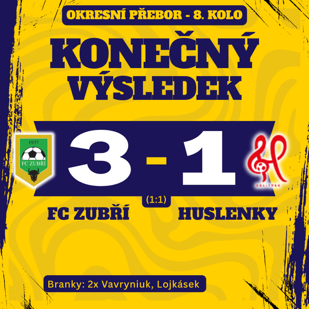 Konečně jsme získali tři body za výhru, porazili jsme Huslenky&nbsp;3:1